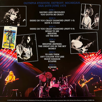 PINK FLOYD 3xLP Live At Olympia Stadium 1975 (Coloured 400 Numbered Copies)