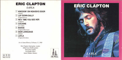 ERIC CLAPTON CD Layla