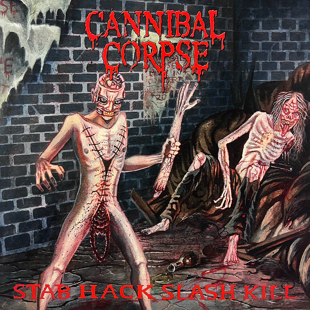 CANNIBAL CORPSE 2xLP Stab Hack Slash Kill (Grey Marbled Coloured Vinyls)
