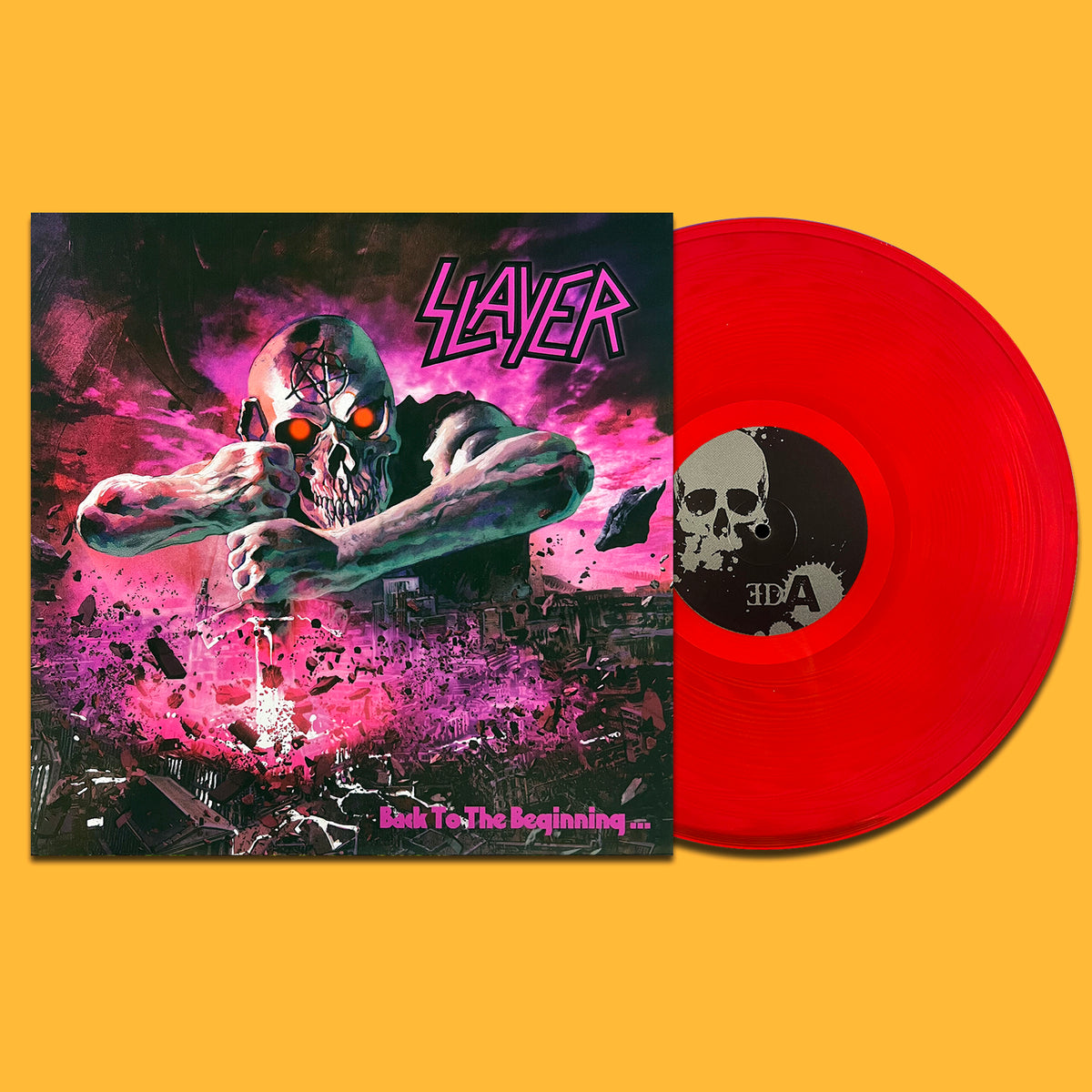 SLAYER LP Back To The Beginning... (Red Transparent Coloured Vinyl)