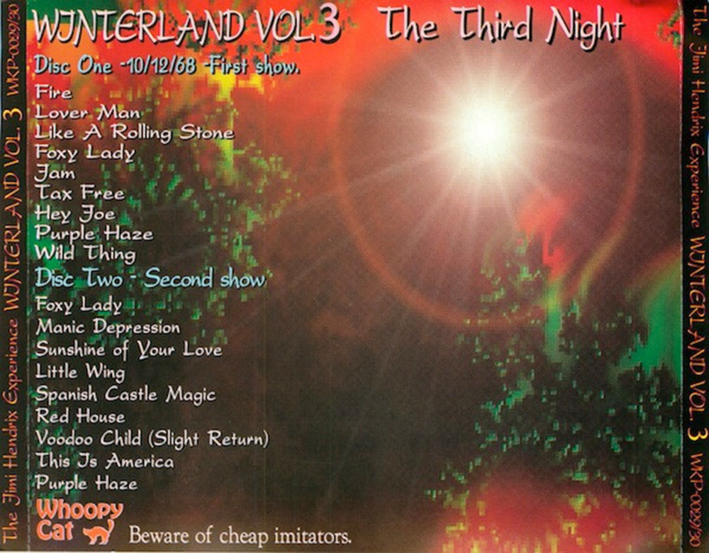 JIMI HENDRIX 2xCD Winterland Vol. 3