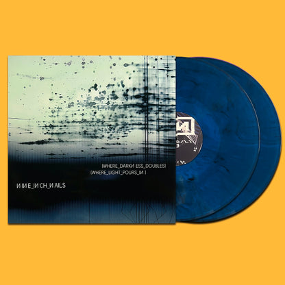 NINE INCH NAILS 2xLP Where Darkness Doubles, Where Light Pours In (Midnite Blue)