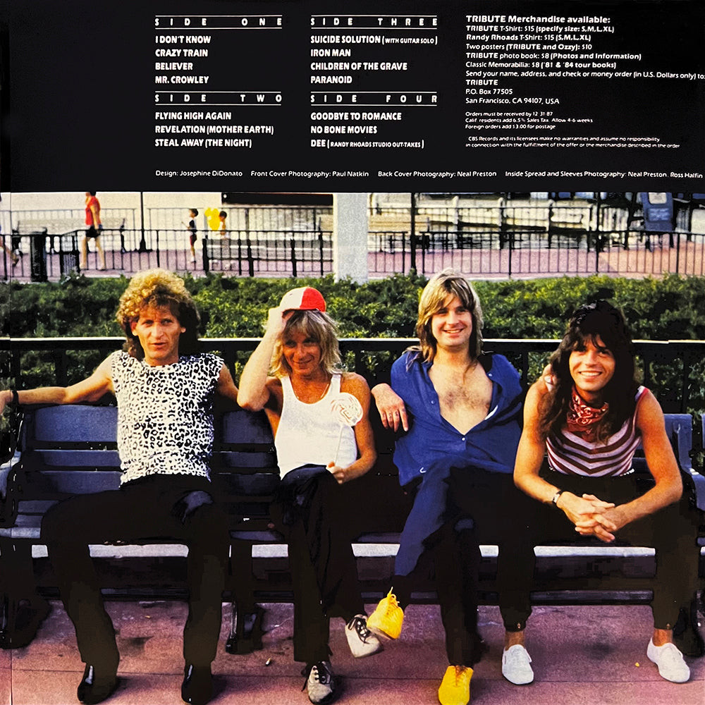 OZZY OSBOURNE 2xLP Randy Rhoads Tribute (Silver-Coloured Vinyl)