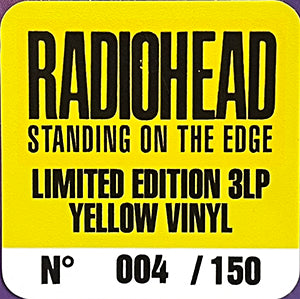 RADIOHEAD 3xLP Standing On The Edge (Yellow Coloured Vinyls) 150 Numbered Copies
