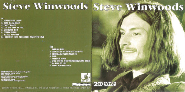 STEVE WINWOOD - TRAFFIC 2xCD Steve Winwoods