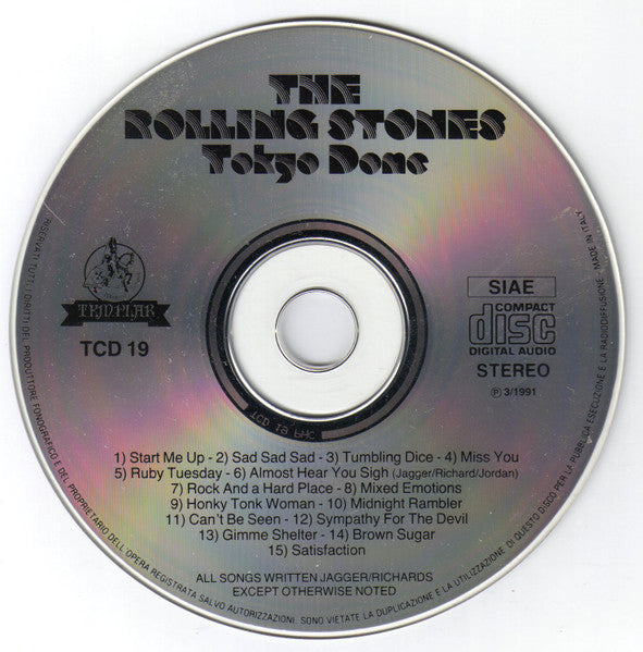 ROLLING STONES CD Tokyo Dome
