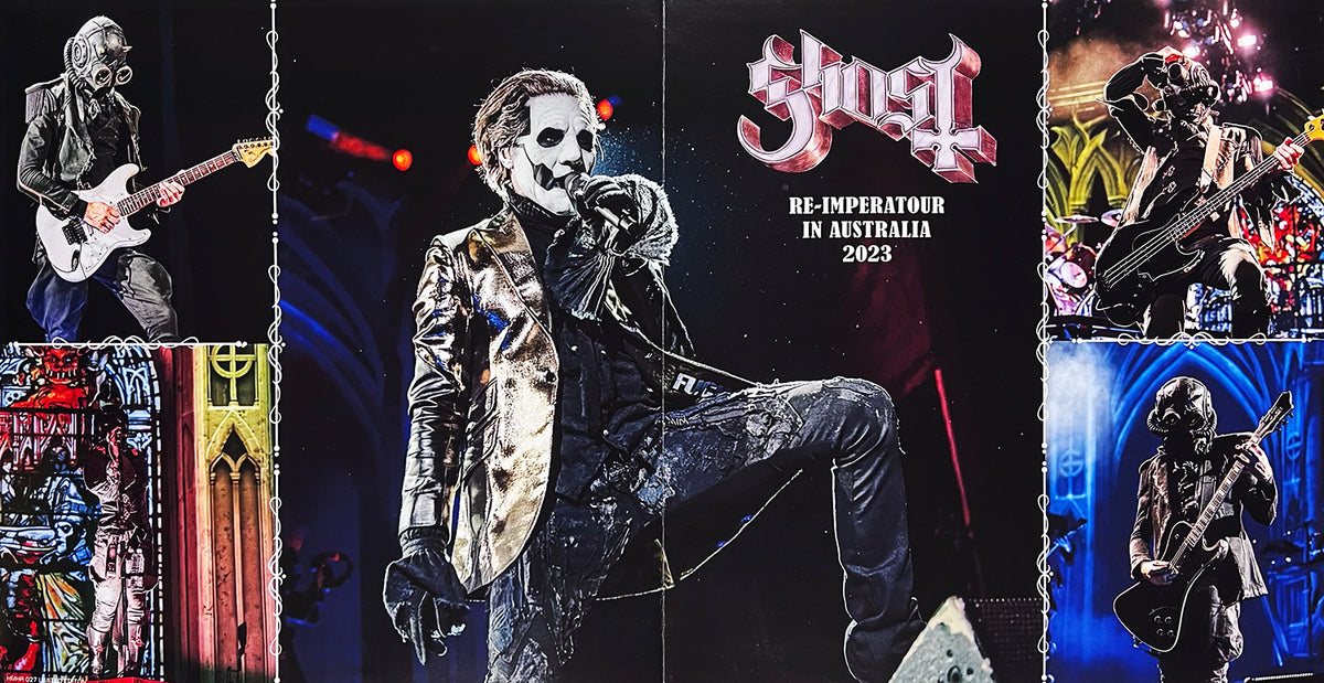 GHOST 2xLP Re-imperatour in Australia (Green Chrome Coloured Vinyls) + Poster