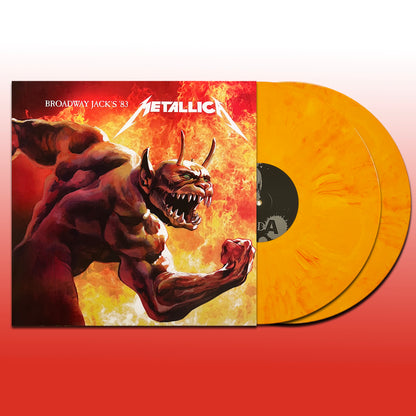 METALLICA 2xLP Broadway Jack's '83 (Orange Marble Coloured Vinyl)