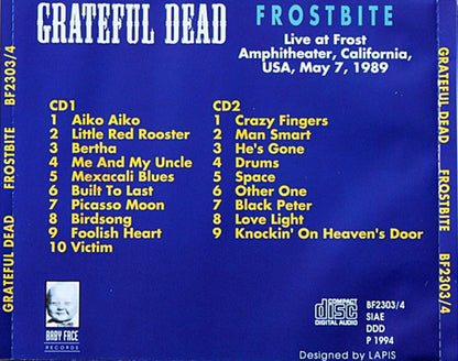 GRATEFUL DEAD 2xCD Frostbite