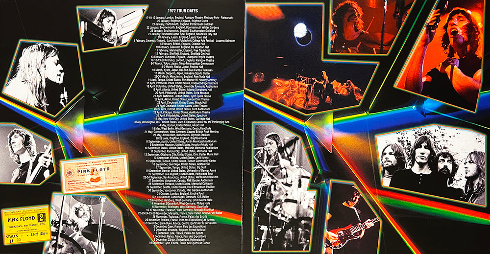 PINK FLOYD BOX SET 5xLP The 1972 Lunatic Chronicles (Green Mix Black) PROMO
