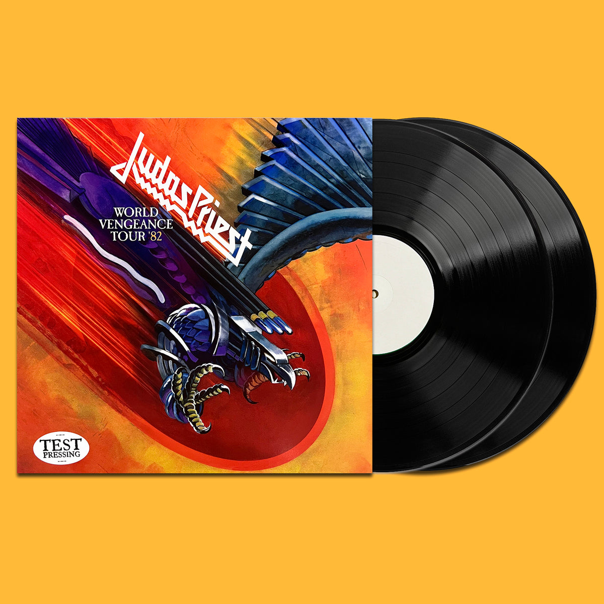 JUDAS PRIEST 2xLP World Vengeance Tour ‘82 (TEST PRESSING)