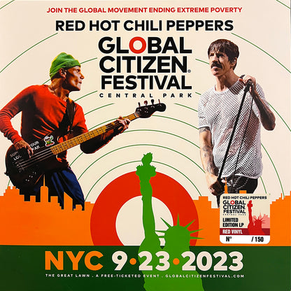 RED HOT CHILI PEPPERS LP Global Citizen Festival 2023 (Red Coloured) PROMO