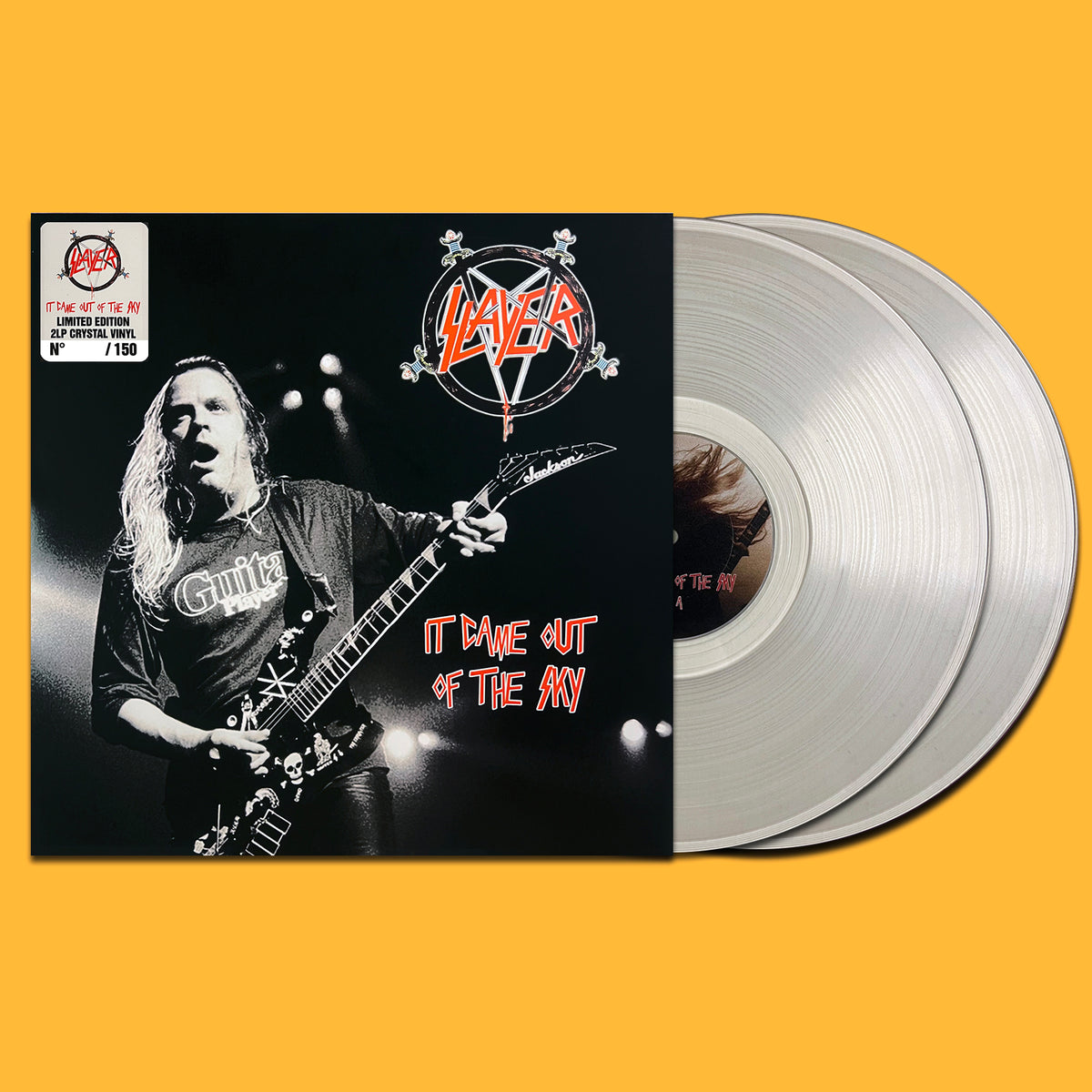 SLAYER 2xLP It Came Out Of The Sky (Crystal Coloured Vinyl) PROMO EDITION