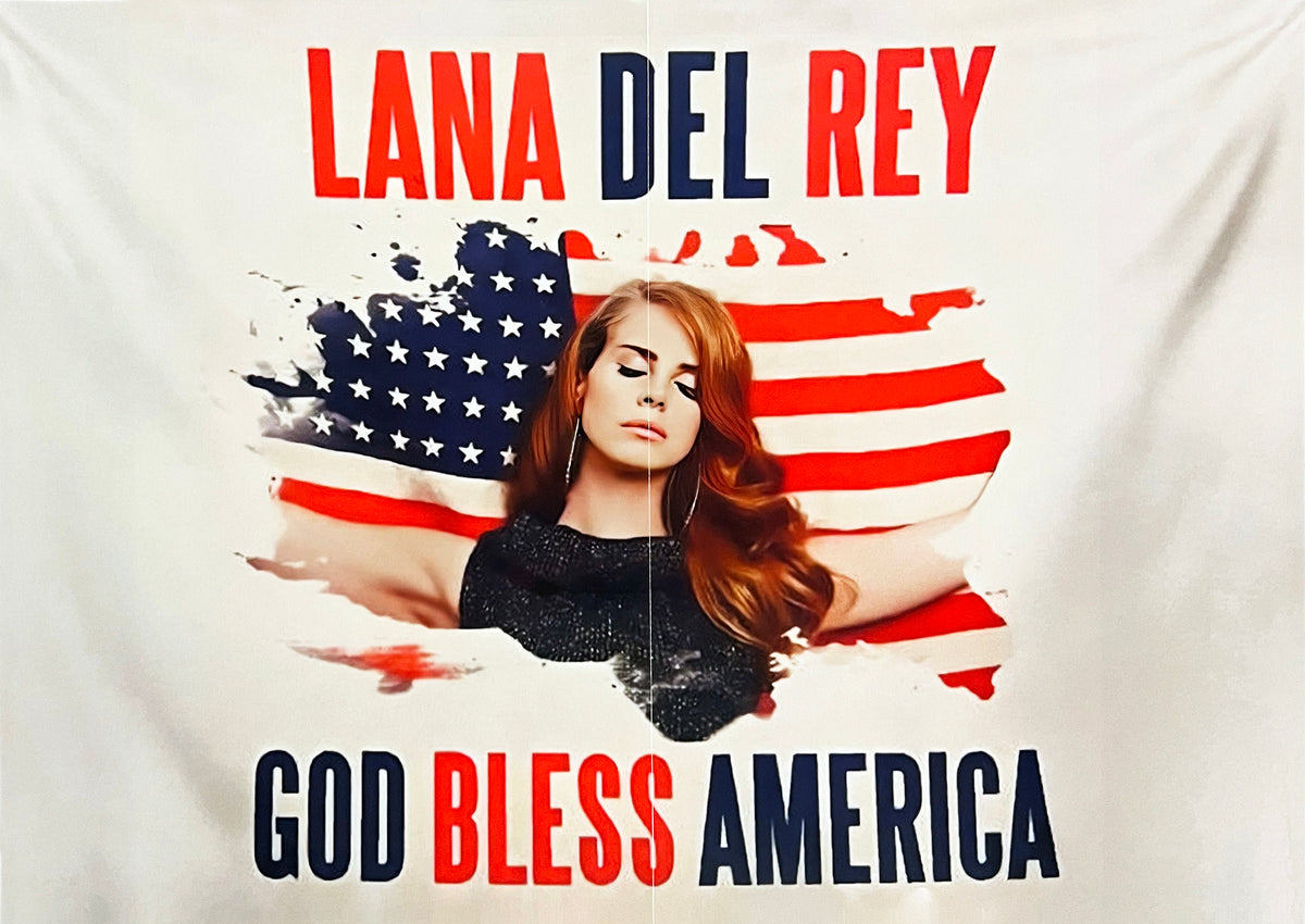 LANA DEL REY 2xLP God Bless America (Red & Blue Coloured Vinyls) with Poster