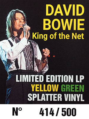 DAVID BOWIE LP King Of The Net - Net Aid And Net Sessions (Splatter Coloured)