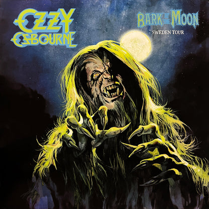 OZZY OSBOURNE 2xLP Bark At The Moon Sweden Tour (Blue Translucid Colour Vinyls)