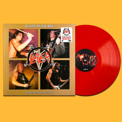 SLAYER LP Blood On The Bay - Live In Corpus Christi ’87 (Red Colour) PROMO