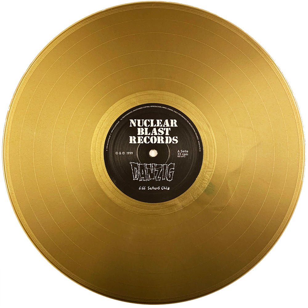DANZIG LP Danzig 6:66 Satans Child (Gold Coloured Vinyl) with Poster