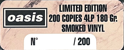 OASIS BOX SET 4xLP Japanese Madness (Smoked Coloured Vinyls) PROMO EDITION