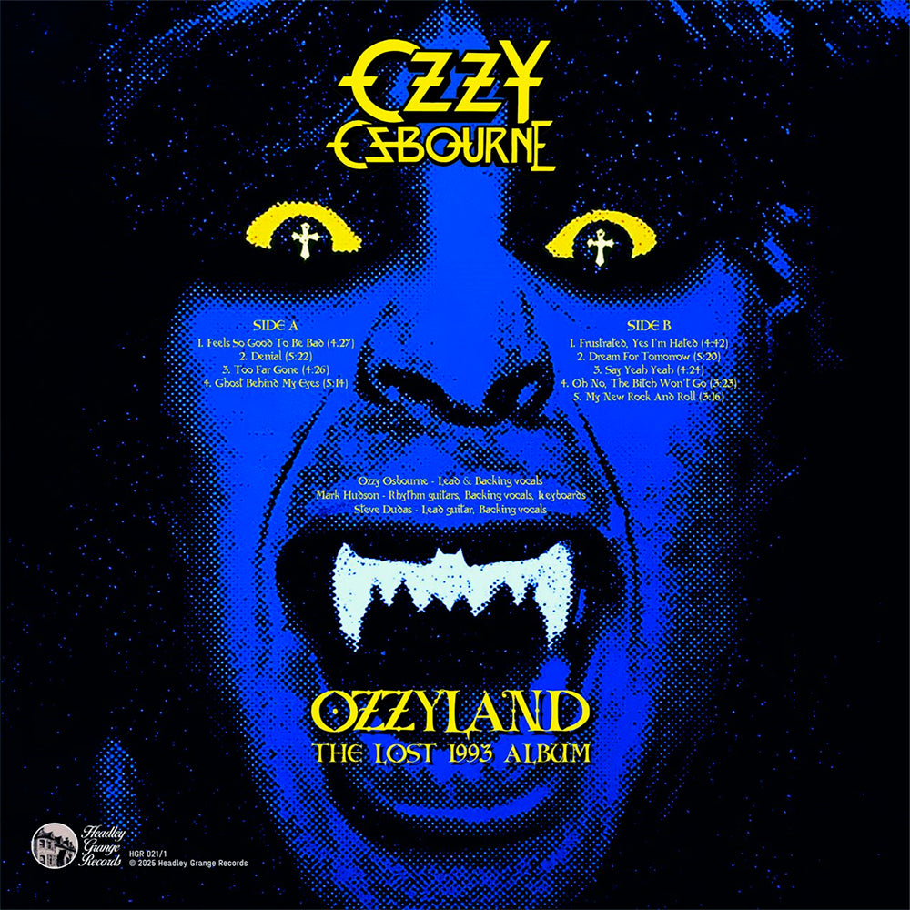OZZY OSBOURNE LP Ozzyland The Lost 1993 Album (Yellow Coloured Vinyl)