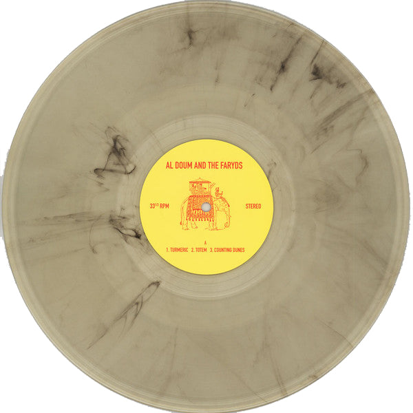 AL DOUM AND THE FARYDS LP Al Doum & The Faryds (Clear Black Splatter Coloured)