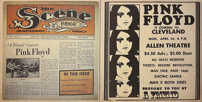 PINK FLOYD 3xLP Allen Theater, Cleveland 1972 (Celestial Blue Colour 350 Copies)