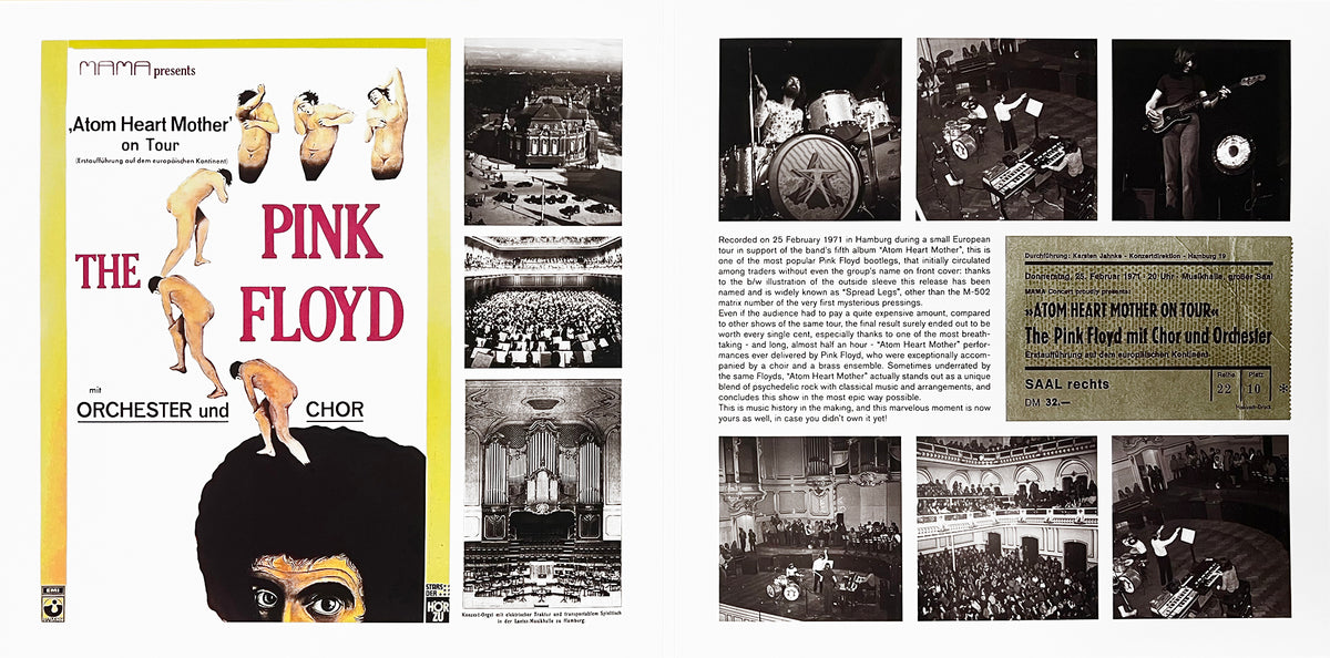 PINK FLOYD 2xLP Hamburg Germany 25.02.1971 (Splatter Multicoloured Numbered)