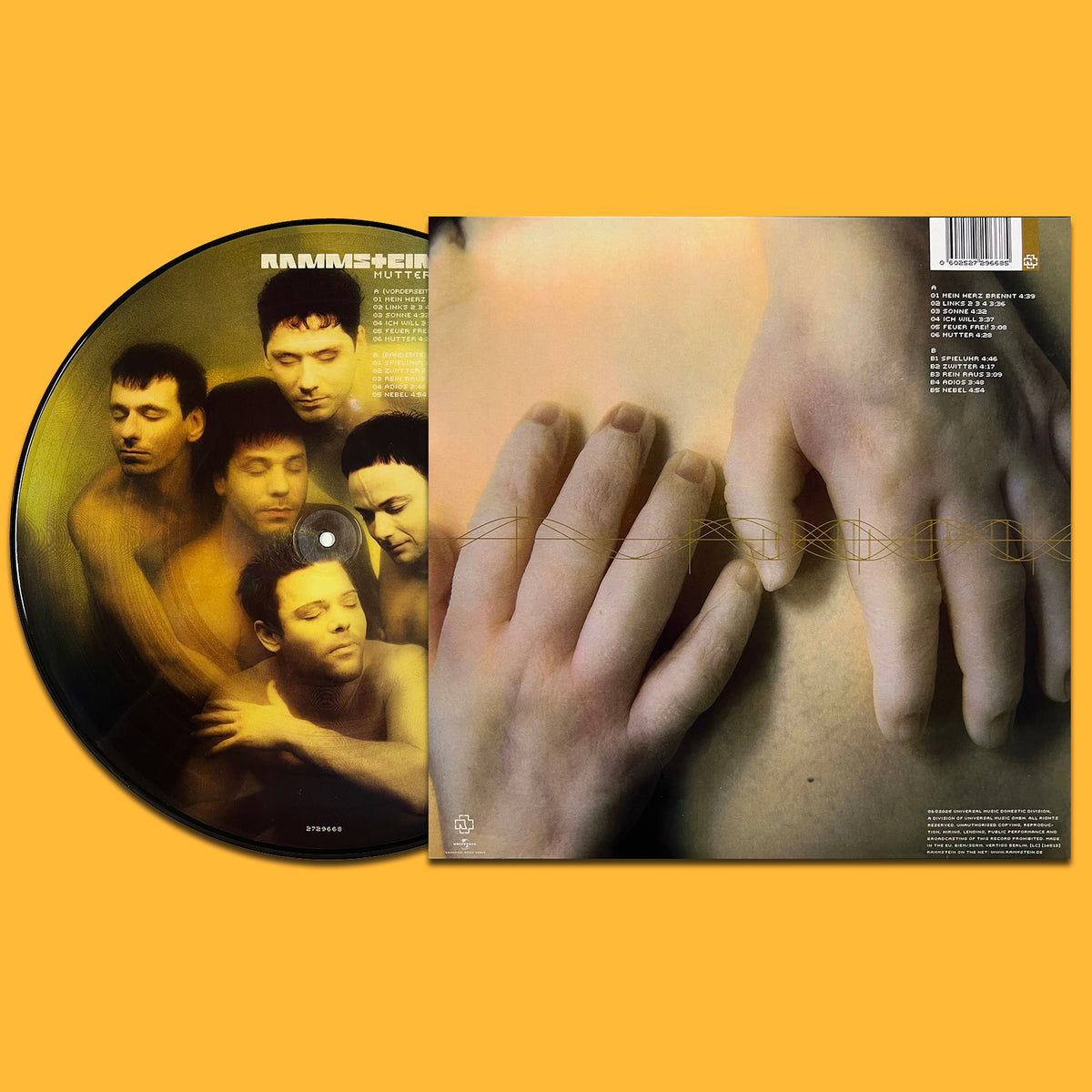 RAMMSTEIN LP Mutter (Picture Disc with Cover and Insert)
