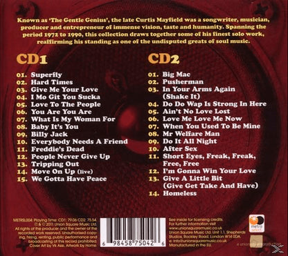 CURTIS MAYFIELD 2xCD Pusherman