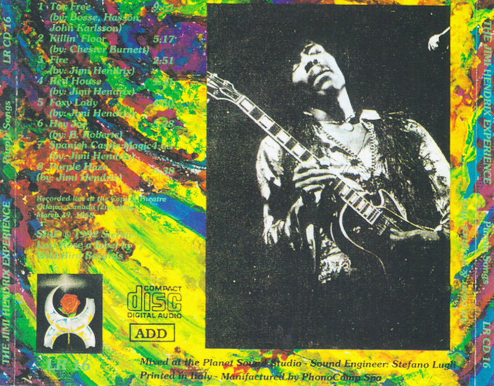 JIMI HENDRIX CD Purple Songs