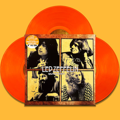 LED ZEPPELIN 3xLP Quick Diet (Orange Coloured Vinyls) 250 Numbered Copies