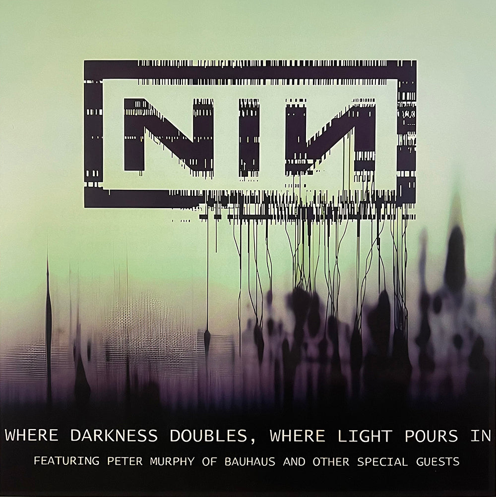 NINE INCH NAILS 2xLP Where Darkness Doubles, Where Light Pours In (Midnite Blue)