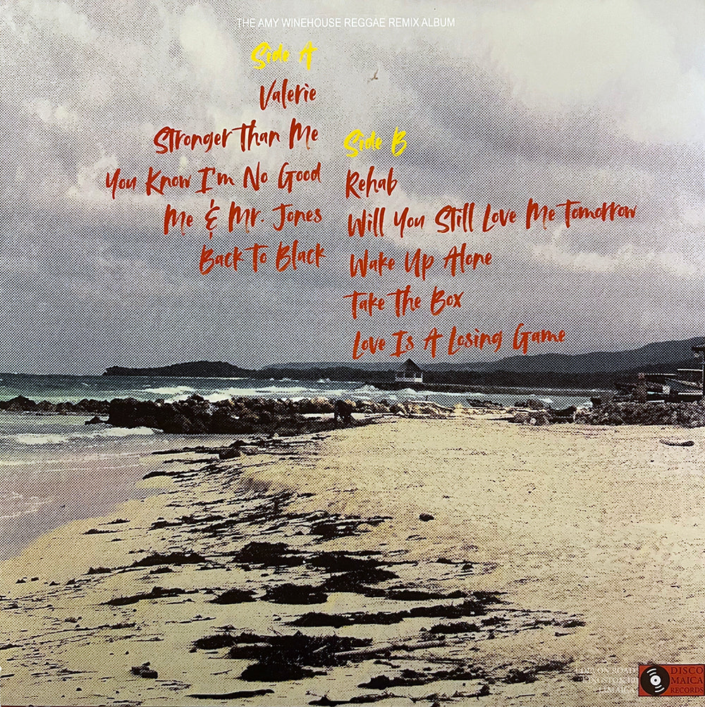 AMY WINEHOUSE LP Back To Reggae ‘Frank (The Amy Winehouse Reggae Remix Album)