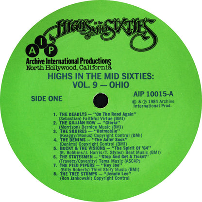 VARIOS LP Highs In The Mid Sixties Volume 9: Ohio