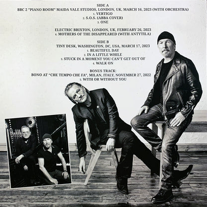 U2 BONO & THE EDGE LP Never Surrender (White Coloured Vinyl) PROMO EDITION