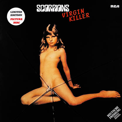 SCORPIONS LP Virgin Killer (Picture Disc with Cover and Insert) Uncensored Cover