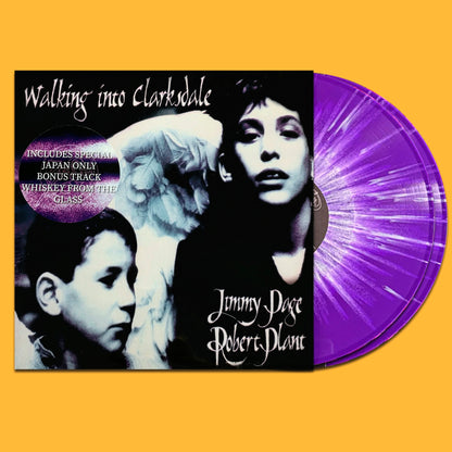JIMMY PAGE & ROBERT PLANT 2xLP Walking Into Clarksdale (Purple Splatter Vinyls)