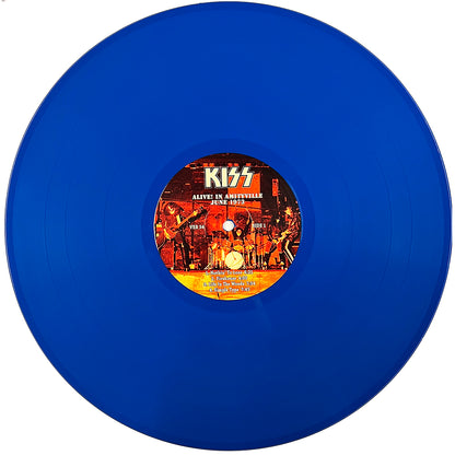 KISS LP Alive! In Amityville, June 1973 (Blue Coloured Vinyl)