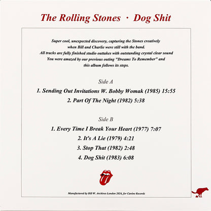 ROLLING STONES LP Dog Shit (White Coloured Vinyl)