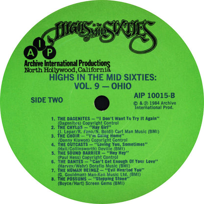 VARIOS LP Highs In The Mid Sixties Volume 9: Ohio