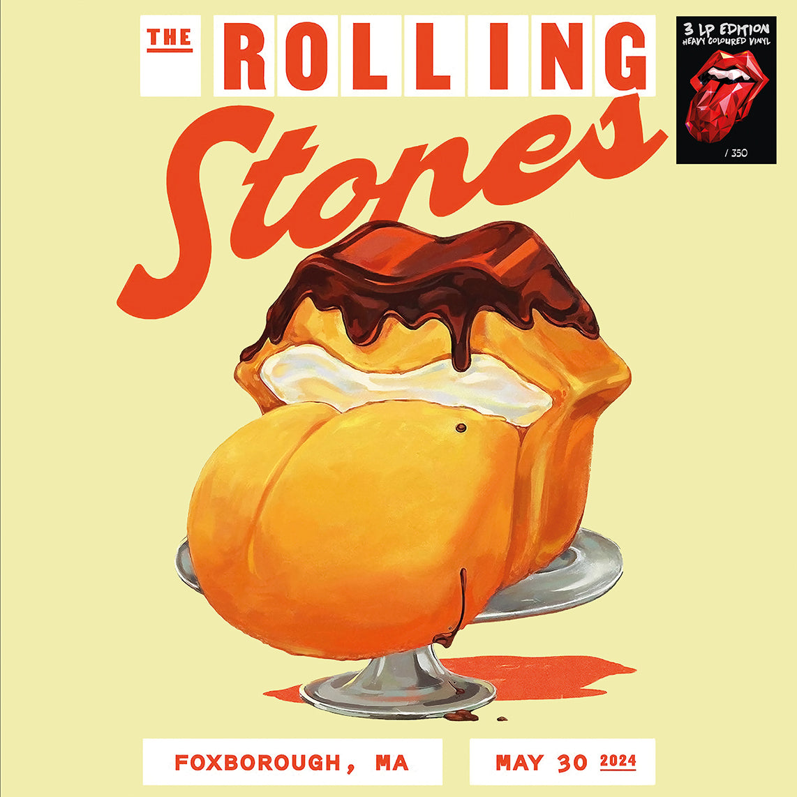 ROLLING STONES 3xLP BOX SET Foxboro, MA, May 30 20224 (Colour Vinyl 350 Copies)