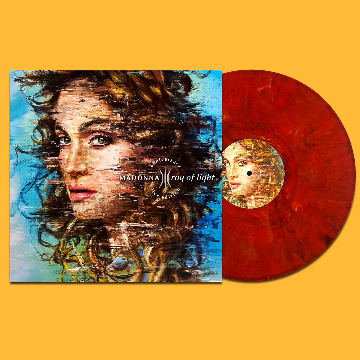 MADONNA LP Ray Of Light 25th Anniversary LIVE Edition (Red Marbled Coloured)