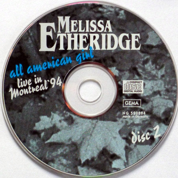 MELISSA ETHERIDGE 2xCD All American Girl (Bonus Tracks)