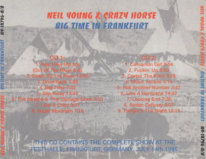 NEIL YOUNG & CRAZY HORSE 2xCD Big Time In Frankfurt