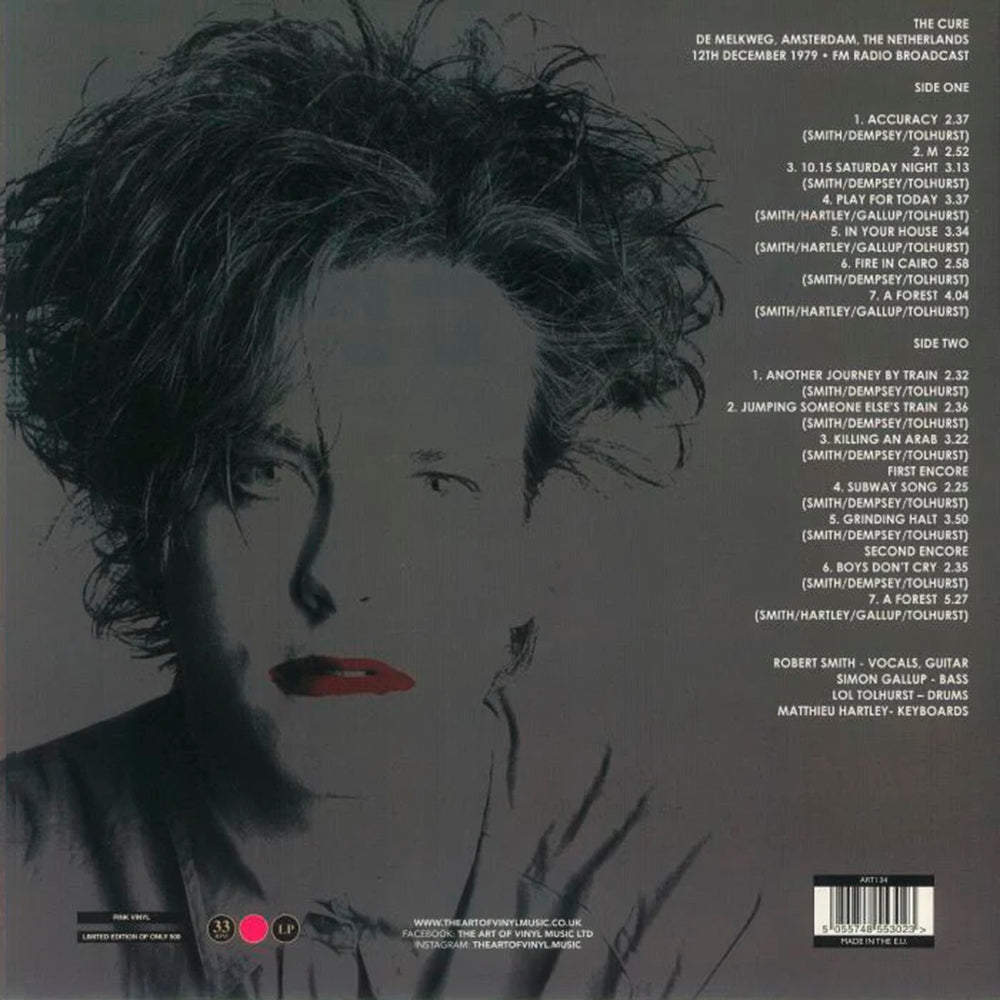 THE CURE LP De Melkweg, Amsterdam, The Netherlands 1979 (Pink Coloured)