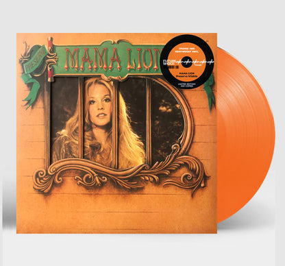 MAMA LION LP Preserve Wildlife (Psychedelic Blues) Orange Colour Gimmick Cover