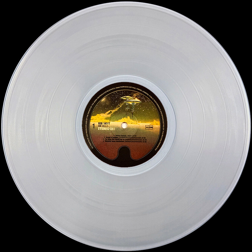 METALLICA LP Master Of Puppets (Clear Coloured Vinyl)