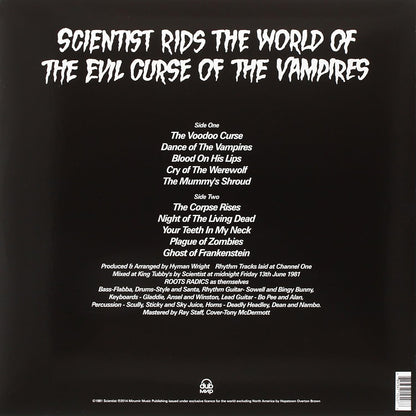 SCIENTIST LP Rids The World Of The Evil Curse Of The Vampires