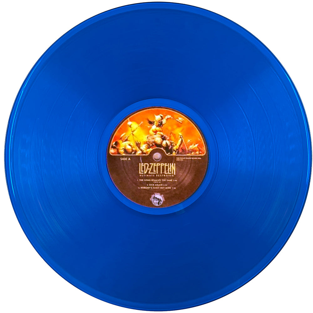 LED ZEPPELIN 4xLP BOX SET Ultimate Destroyer (Blue Coloured Vinyls) PROMO