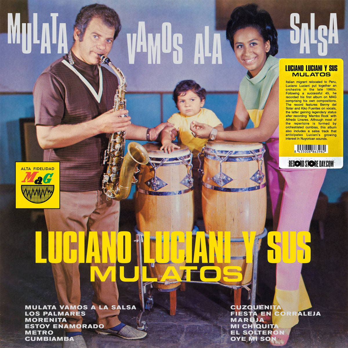 LUCIANO LUCIANI Y SUS MULATOS LP Mulata Vamos A La Salsa (RSD 2022)
